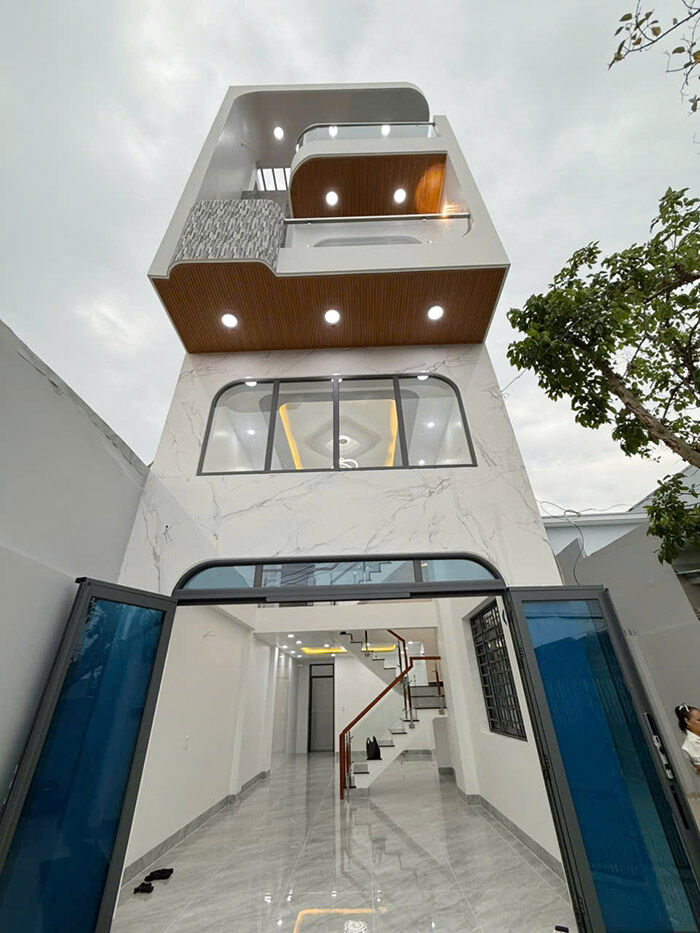 Bàn giao dự án nhà phố 1 trệt 1 lửng 2 lầu