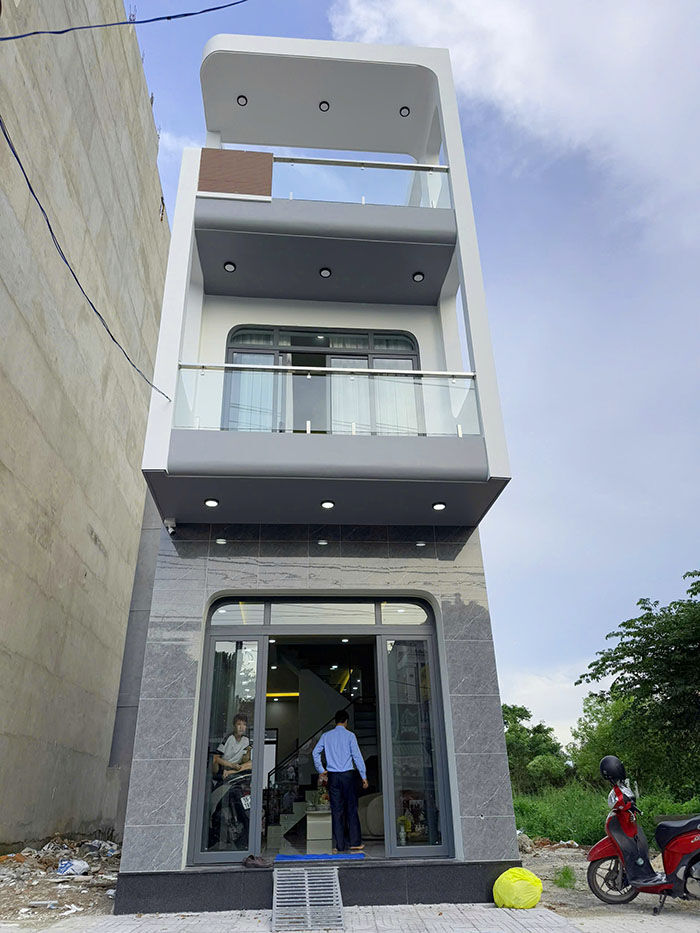 Bàn giao dự án xây nhà phố 3 tầng hiện đại